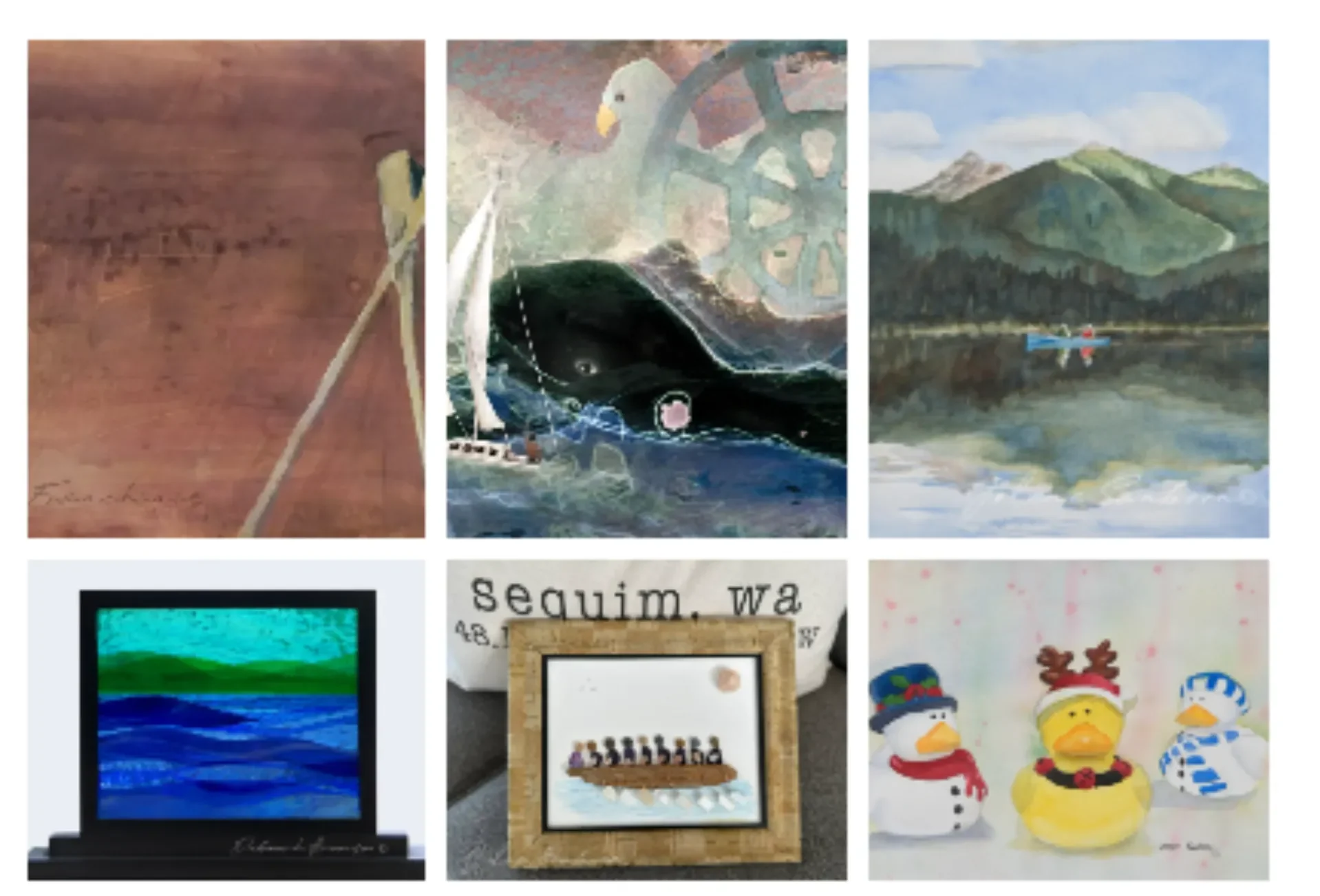 December Rowed to Gold Exhibit