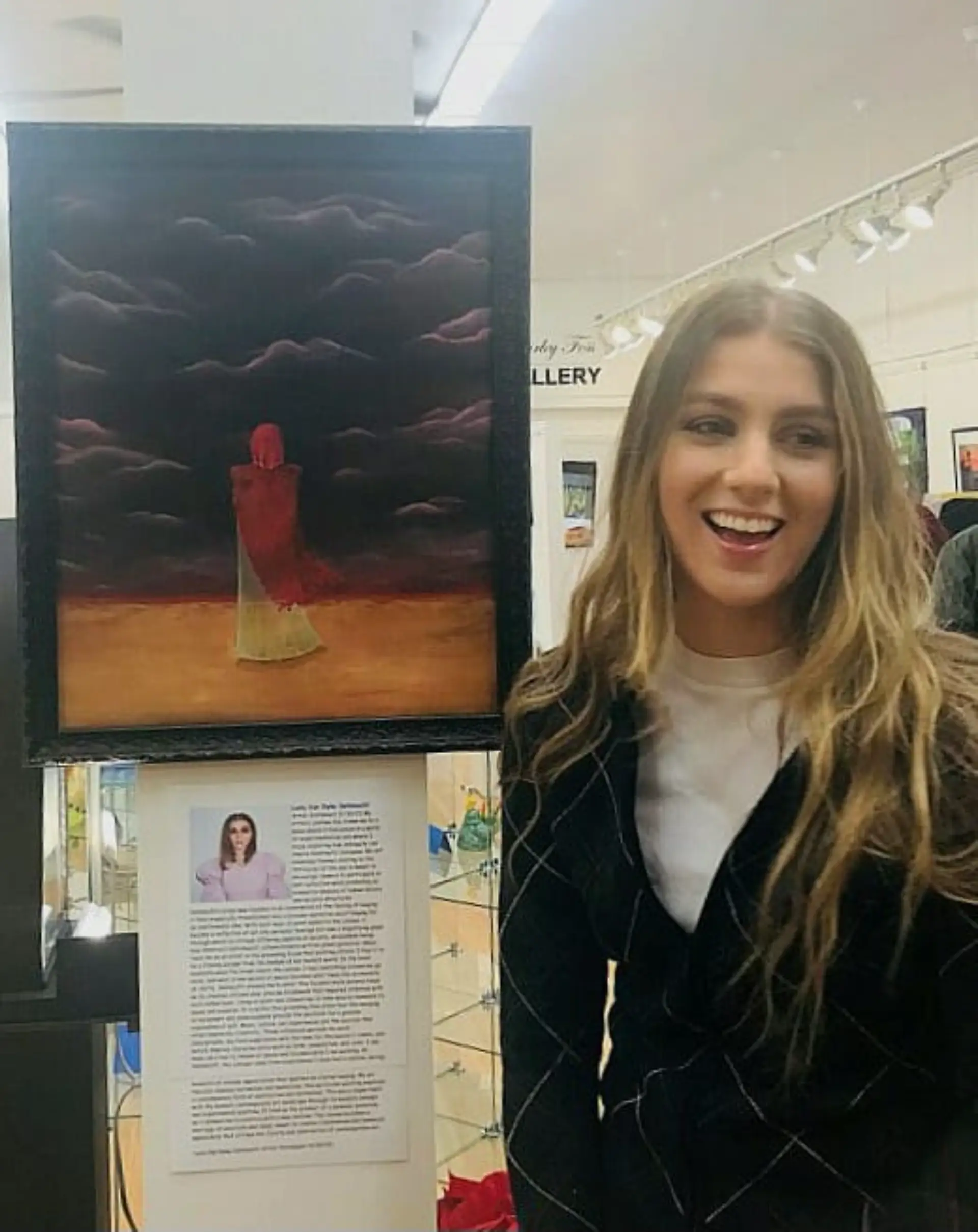 January Student of the Month Laila Van Dyke